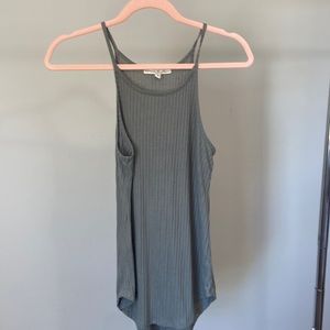 Sage green express one eleven size medium ribbed tank